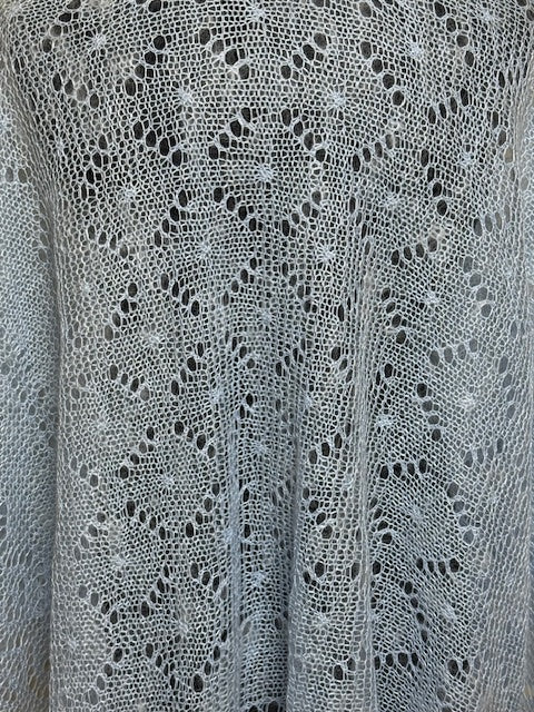 Downy shawl  #PCN-106, 120x120 cm