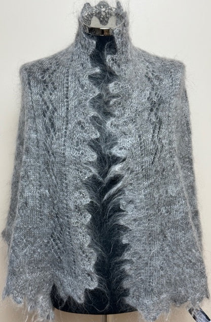 Uryupinsk downy shawl ( Palantine ) # SG-4, 140x55 cm