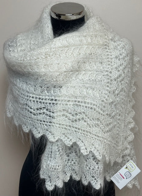 Uryupinsk downy shawl ( Palantine ) # SW-9, 130x50 cm