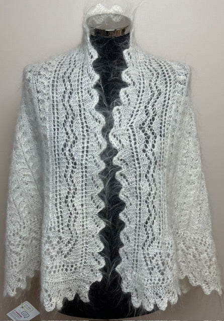 Uryupinsk downy shawl ( Palantine ) # SW-9, 130x50 cm