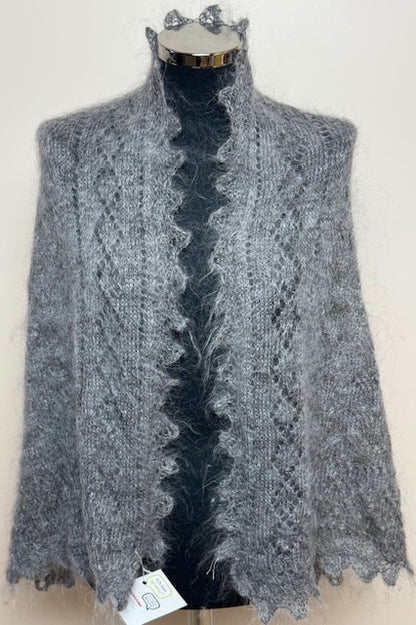 Uryupinsk downy shawl ( Palantine ) # SG-6, 140x50 cm