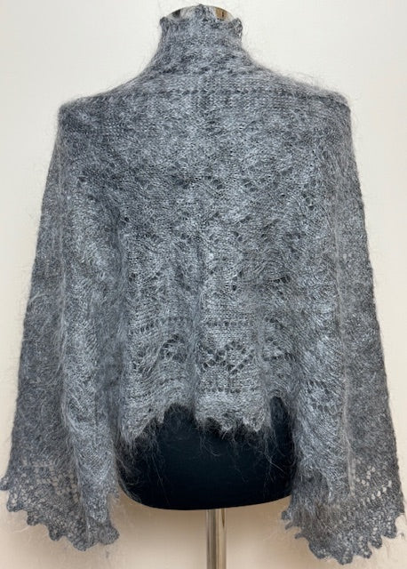 Uryupinsk downy shawl ( Palantine ) # SG-6, 140x50 cm