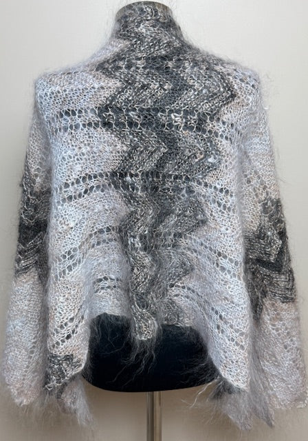 Uryupinsk downy shawl ( Palantine ) # SM-5, 140x50 cm