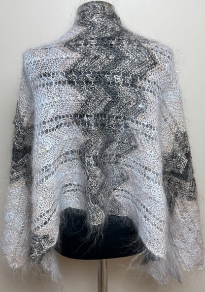 Uryupinsk downy shawl ( Palantine ) # SM-5, 140x50 cm