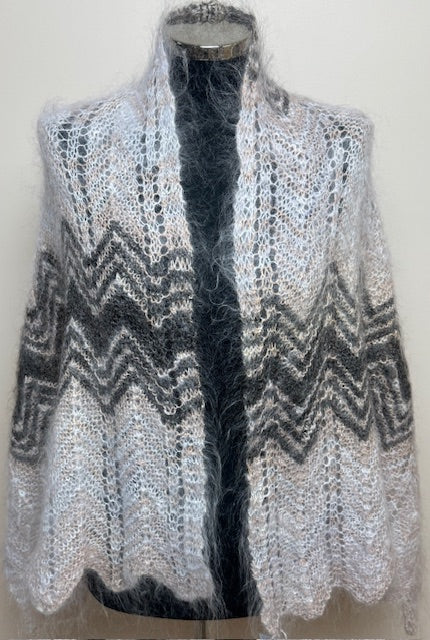 Uryupinsk downy shawl ( Palantine ) # SM-5, 140x50 cm