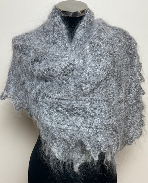 Uryupinsk downy shawl ( Palantine ) # SG-7, 140x50 cm