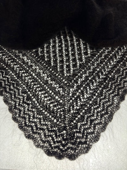 Uryupinsk downy shawl  #PG- 93, 120x120 cm