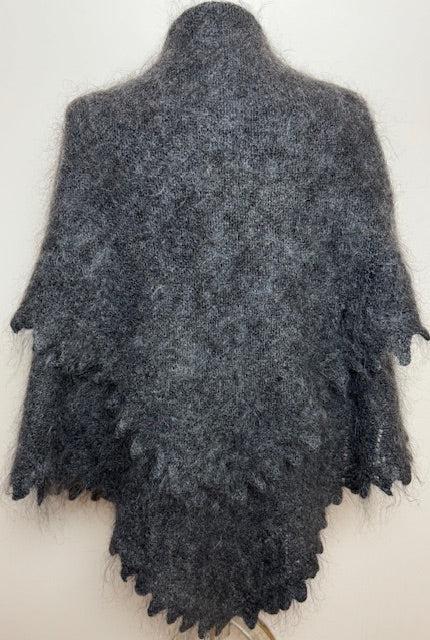 Uryupinsk downy shawl  #PG-66, 120x120 cm