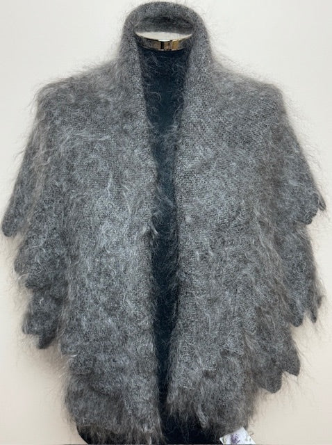 Uryupinsk downy shawl  #PG-1, 110x110 cm