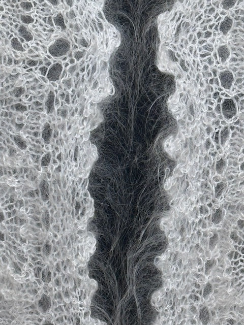 Uryupinsk downy neckerchief  # KW-102, 90x130x90 cm