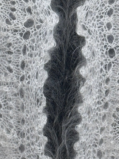 Uryupinsk downy neckerchief  # KW-102, 90x130x90 cm