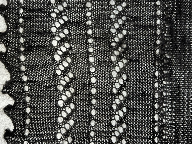 Downy shawl  #PG-184, 130x130 cm