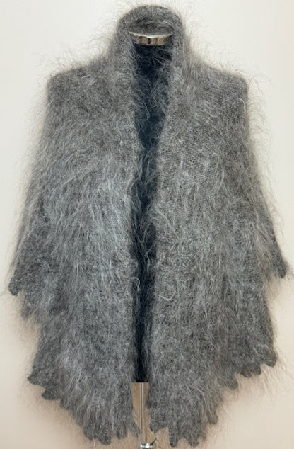 Uryupinsk downy shawl  #PG-141, 130x130 cm