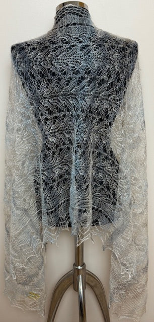 Downy shawl ( Palantine ) #188, 180x70 cm