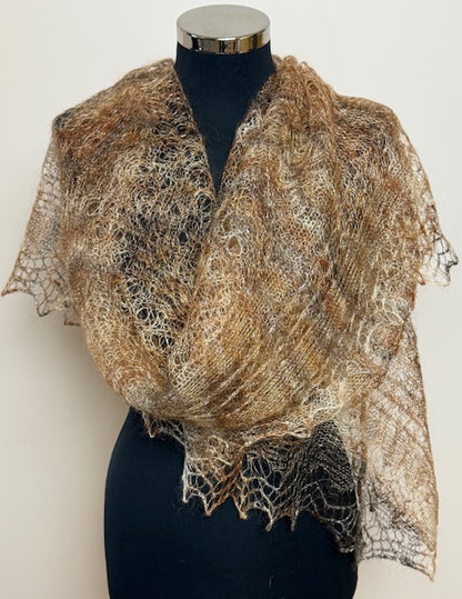 Downy shawl ( Palantine ) #195, 180x80 cm