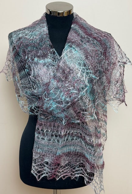 Downy shawl ( Palantine ) #170, 200x80 cm