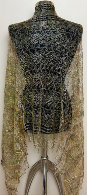 Downy shawl ( Palantine ) #193, 200x80 cm