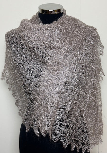 Dūnu šalle #PCN-19, 120x120 cm