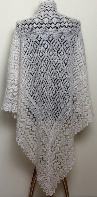 Orenburg downy neckerchief  KWO-27, 140x140x140 cm