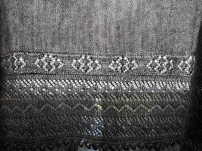 Orenburg shawl PGO-2, 150x150 cm