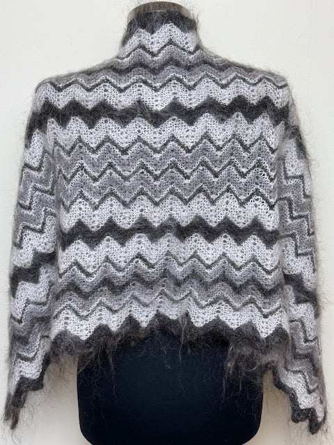 Uryupinsk downy shawl ( Palantine ) # SM-15, 100x50 cm