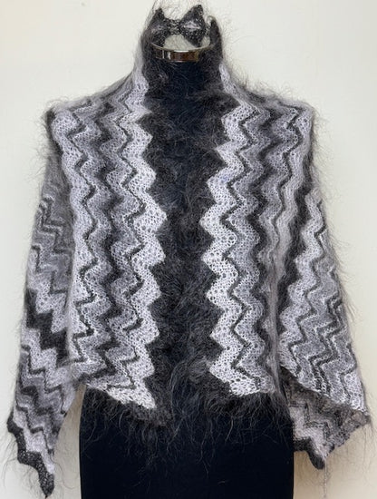 Uryupinsk downy shawl ( Palantine ) # SM-18, 100x50 cm