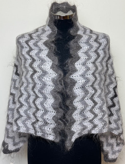 Uryupinsk downy shawl ( Palantine ) # SM-14, 100x50 cm