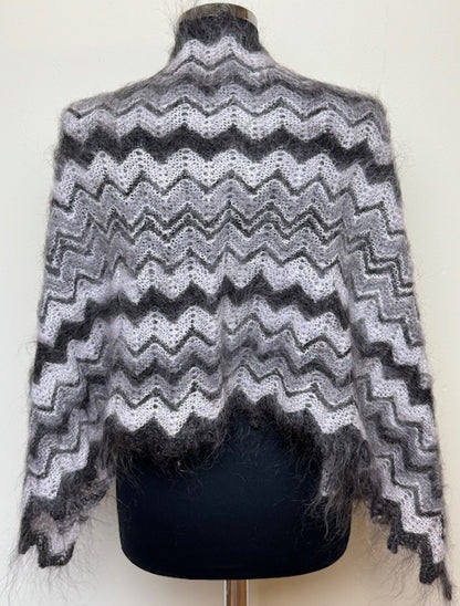 Uryupinsk downy shawl ( Palantine ) # SM-17, 100x50 cm