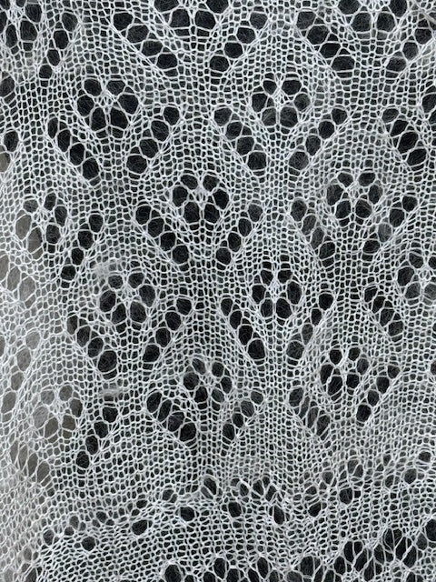 Downy shawl  #PCN-69, 120x120 cm