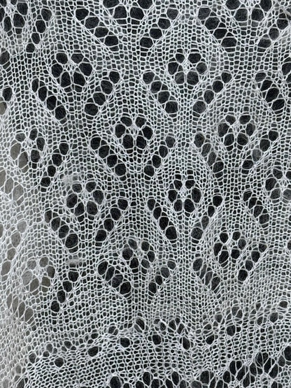 Downy shawl  #PCN-69, 120x120 cm