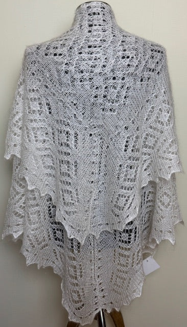 Downy shawl  #PCN-70, 120x120 cm