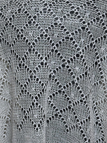 Downy shawl  #PCN-72, 120x120 cm