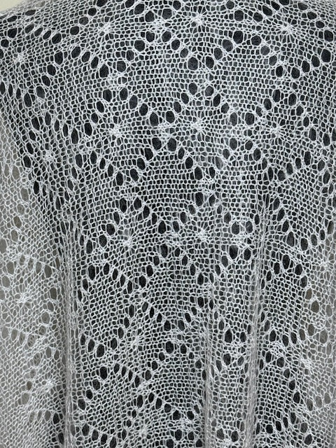 Downy shawl  #PCN-71, 120x120 cm