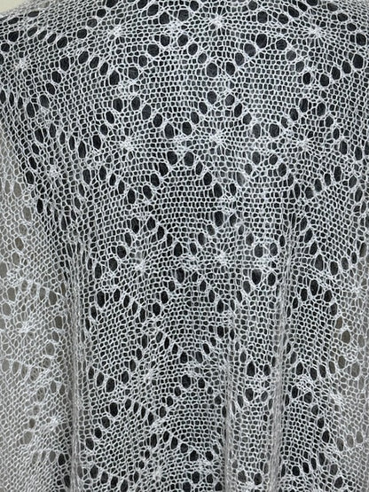 Downy shawl  #PCN-71, 120x120 cm