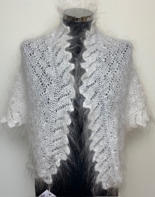 Uryupinsk downy neckerchief  # KW-75, 90x130x90 cm