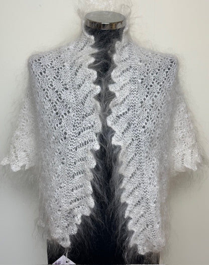 Uryupinsk downy neckerchief  # KW-75, 90x130x90 cm