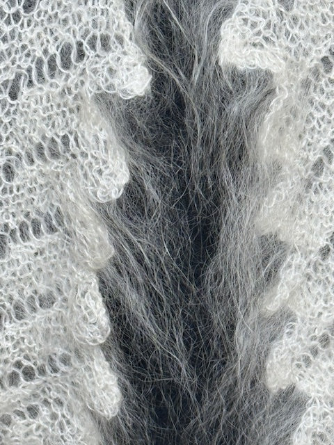 Uryupinsk downy neckerchief  # KW-75, 90x130x90 cm