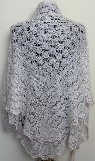 Downy shawl  #PCN-116, 120x120 cm