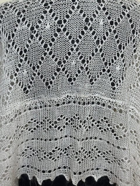 Downy shawl  #PCN-118, 130x130 cm