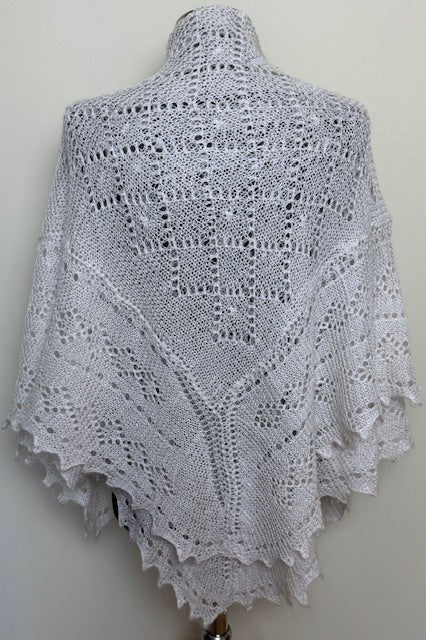 Downy shawl  #PCN-118, 130x130 cm