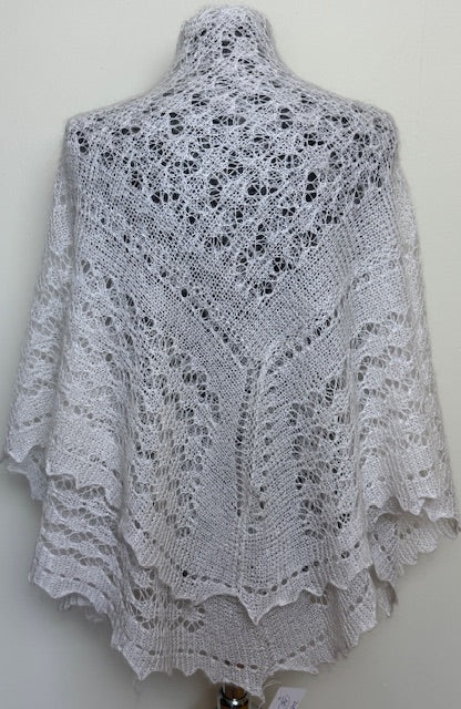 Downy shawl  #PCN-119, 130x130 cm