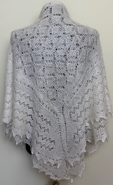 Downy shawl  #PCN-115, 120x120 cm