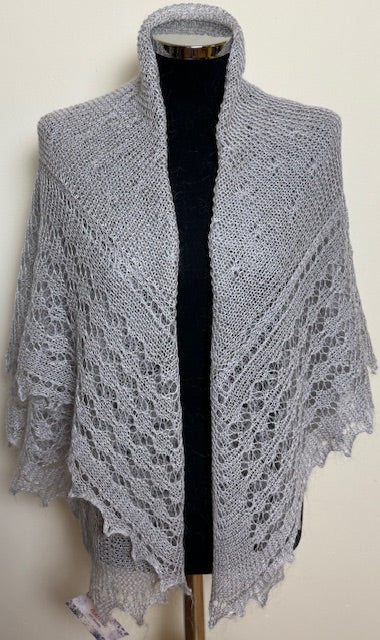 Downy shawl  #PCN-122, 130x130 cm