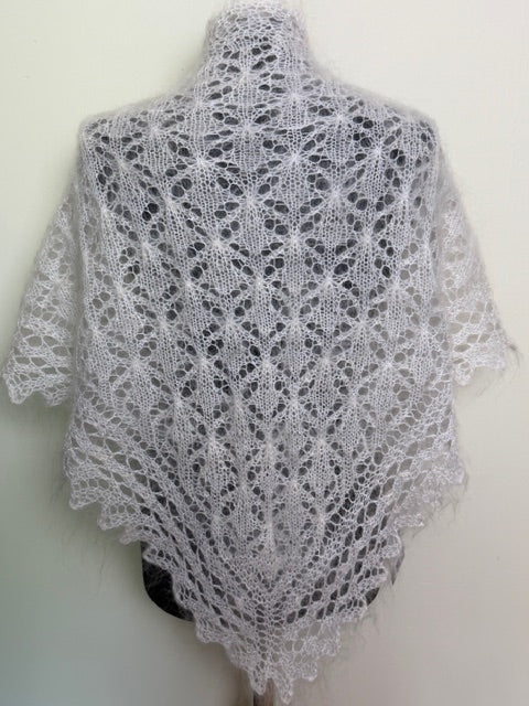 Uryupinsk downy neckerchief  # KW-221, 90x140x90 cm