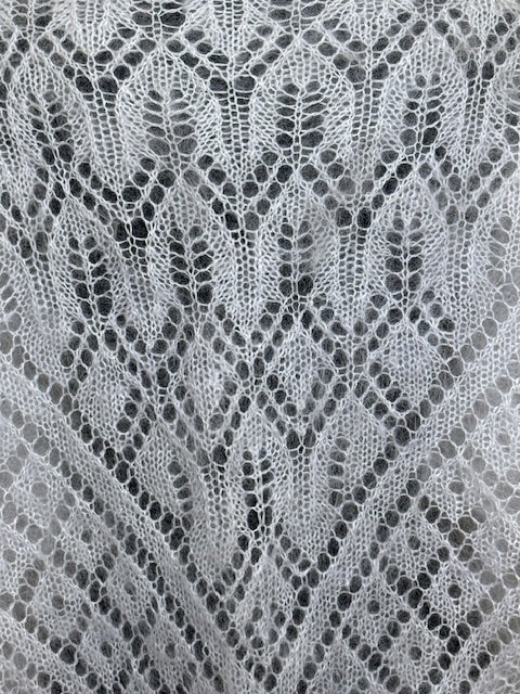 Uryupinsk downy neckerchief  # KW-93, 100x140x100 cm