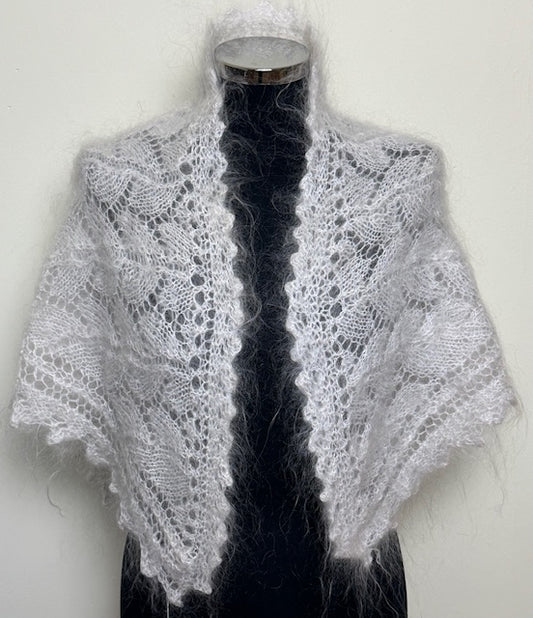 Uryupinsk downy neckerchief  # KW-101, 90x130x90 cm