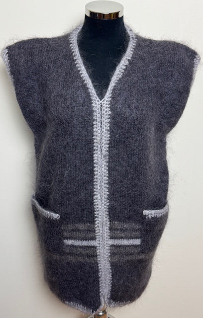 Goat down vest # VG-21, 46-60