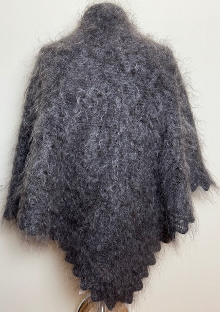 Uryupinsk downy shawl  #PG-163, 130x130 cm