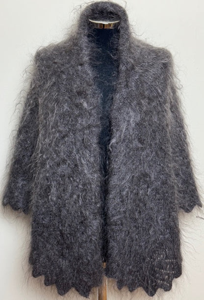 Uryupinsk downy shawl  #PG-163, 130x130 cm