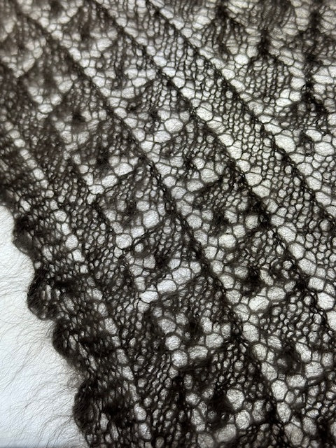 Урюпинская пуховая косынка № KG-113, 100x140x100  cм.